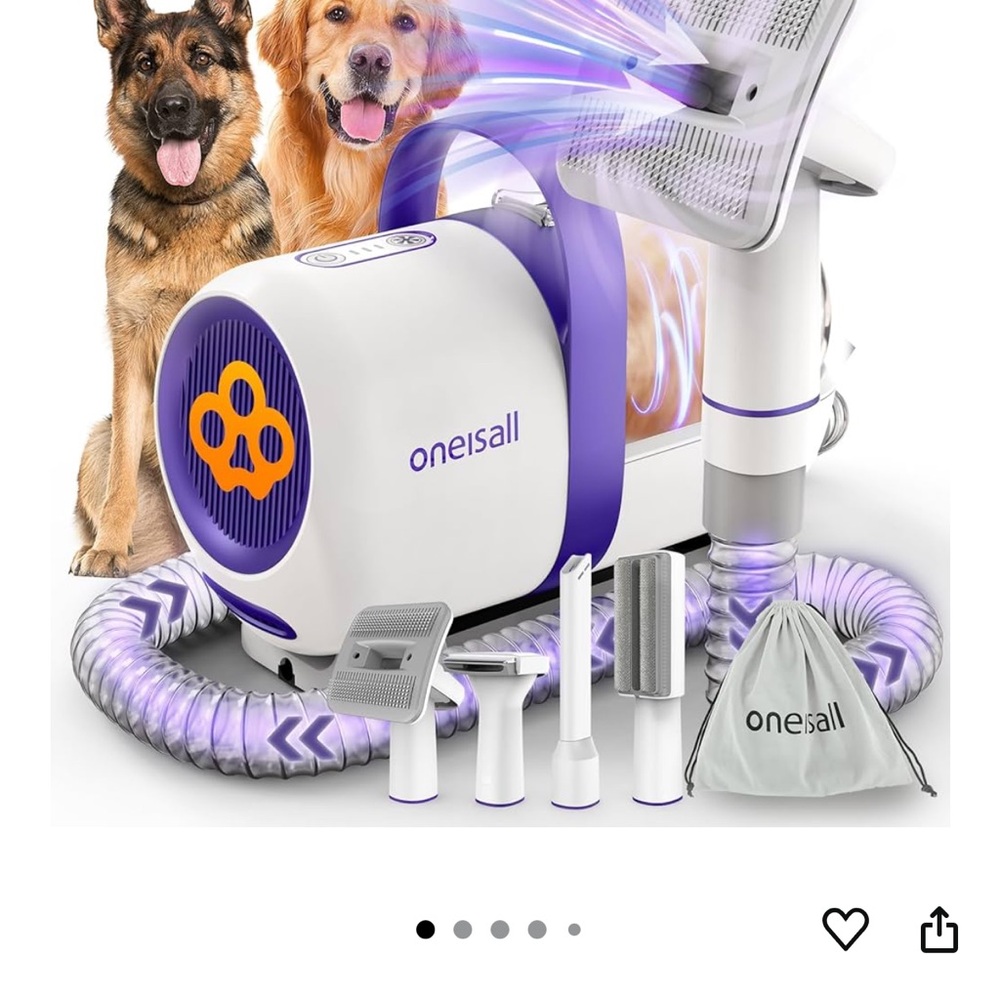 Onesall Pet Grooming Vacuum Kit